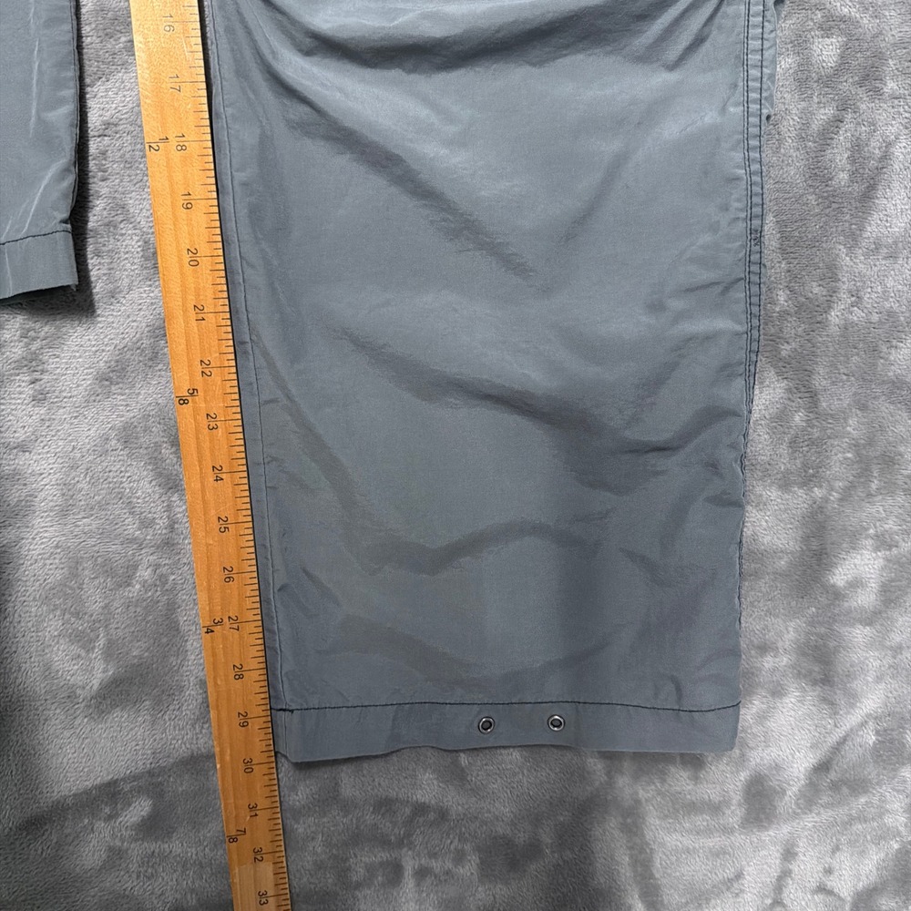 Vtg Express Track Pants Womens L Gray Roll Up Hiking Drawcord Gorp Tech Y2K 90s - Picture 11 of 13
